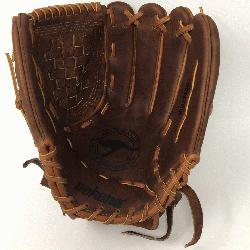 Softball glove for female fastpitch softball players. Buckaroo leather for g